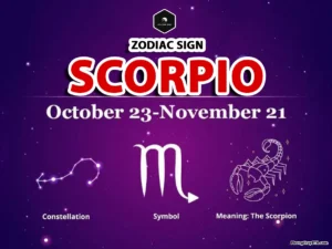 Scorpio zodiac sign