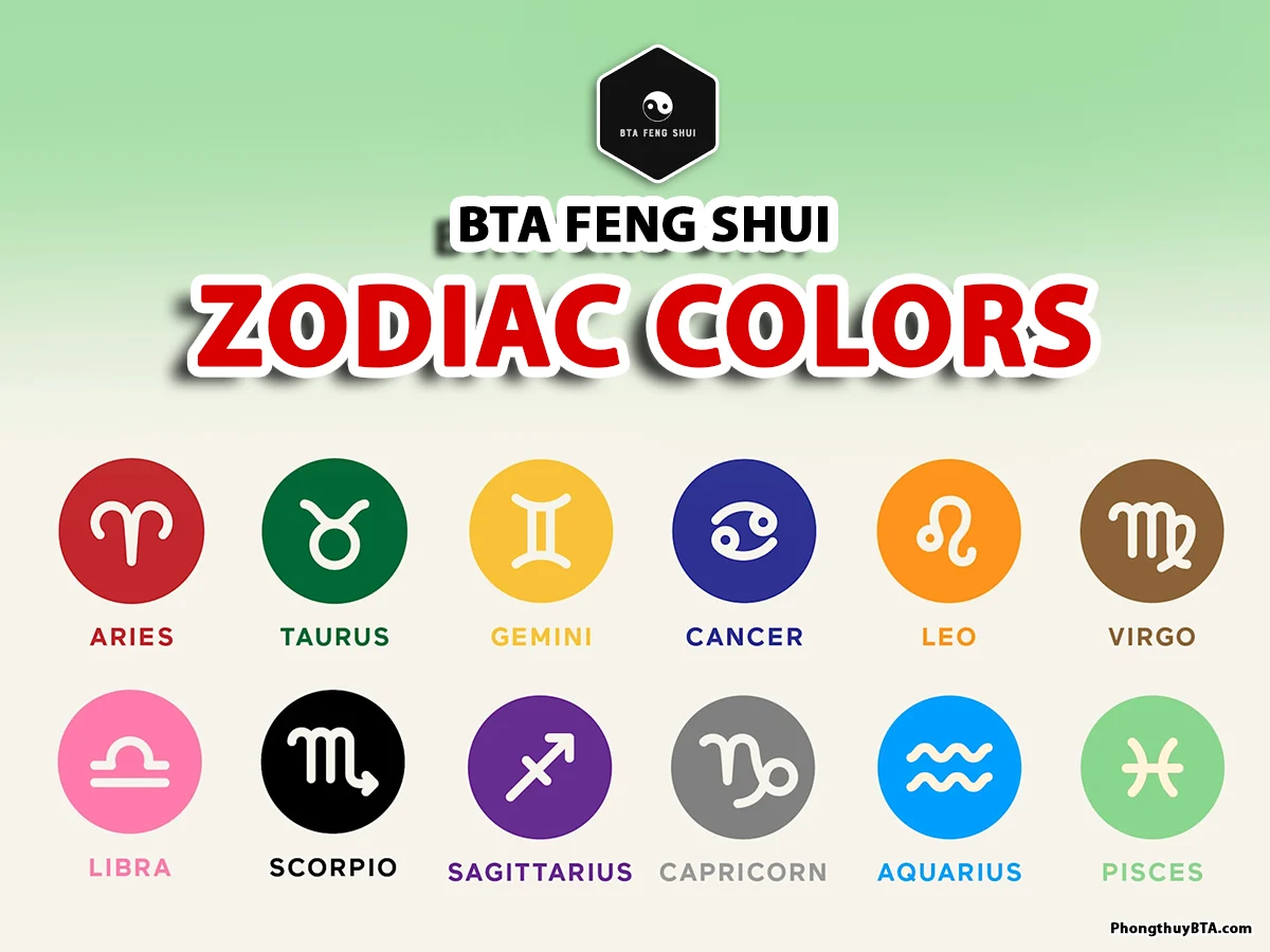 zodiac signs and colors