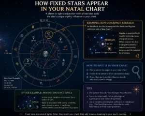 How Fixed Stars Appear in Your Natal Chart
