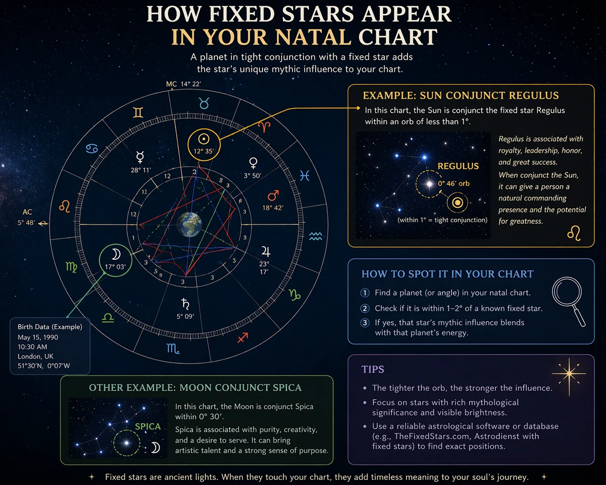 How Fixed Stars Appear in Your Natal Chart
