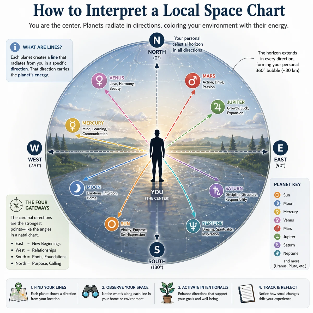 How to Interpret a Local Space Chart