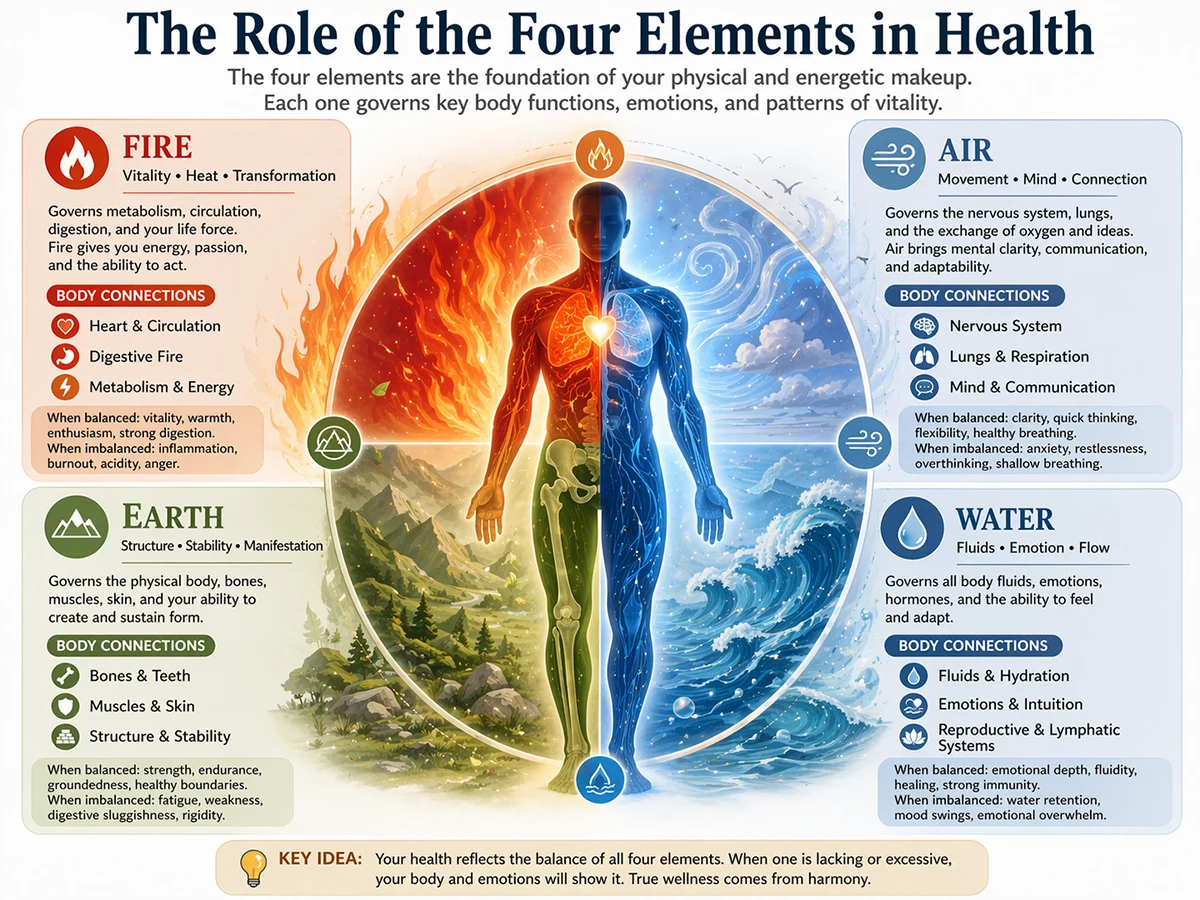 Medical Astrology: The Role of the Four Elements in Health